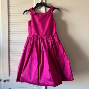 Janie and Jack Fuchsia Formal Silk Dress